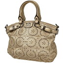 コーチ COACH ロゴ ハンドバッグ 2WAY ショルダーバッグ マディソン ハンドバッグ レザー ベージュ F19704 A1482 レディース 【中古】(4)