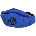 【最終値引き】 モンクレール MONCLER レジェール ベルトバッグ ロゴ クロスボディ LEGERE BELT BAG ボディバッグ ナイロン ブルー メン...
