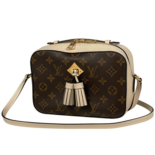 ルイ・ヴィトン Louis Vuitton サントンジュ 斜め掛け ショルダーバッグ モノグラム ブラウン クレーム M43559 レディース 【中古】 ルイ・ヴィトン Louis Vuitton サントンジュ 斜め掛け ショルダーバッグ モノグラム ブラウン クレーム M43559 レディース 【中古】