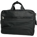 コーチ COACH ロゴ ビジネスバッグ 2WAY ショルダーバッグ ブリーフケース ビジネスバッグ キャンバス ブラック F59944 レディース 【中古】