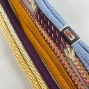 帯締め 優品 帯締め5本セット 水色 正絹 和装小物 【中古】