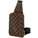ルイ・ヴィトン Louis Vuitton ジェロニモス ウエストバッグ ショルダーバッグ ボディバッグ ダミエ ブラウン N51994 レディース 【中古】