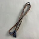 帯締め 美品 優品 幾何学 ぼかし 薄小豆 正絹 和装小物 【中古】