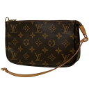 ルイ・ヴィトン Louis Vuitton ポシェット アクセソワール メイク コスメ アクセサリーポーチ モノグラム ブラウン M51980 レディース 【中...