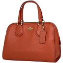 コーチ COACH ロゴ ハンドバッグ 2WAY ショルダーバッグ ミニ ノリータ ハンドバッグ レザー レッド 33735 レディース 【中古】