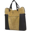 【最終値引き】 ロエベ LOEWE アナグラム ハンドバッグ スエード ブラウン レディース 【中古】 msp39