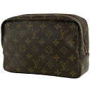 ルイ・ヴィトン Louis Vuitton トゥルース トワレット 23 メイク コスメ 化粧ポーチ モノグラム ブラウン M47524 レディース 【中古】