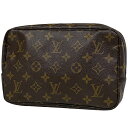 ルイ・ヴィトン Louis Vuitton トゥルース トワレット 23 メイク コスメ 化粧ポーチ モノグラム ブラウン M47524 レディース 【中古】