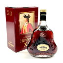 ヘネシー Hennessy XO 金キャップ クリアボトル 700ml ブランデー コニャック 【中古】