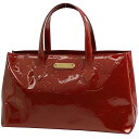 ルイ・ヴィトン Louis Vuitton ウィルシャー PM 手提げ エナメル ハンドバッグ モノグラムヴェルニ ポムダムール M93642 レディース 【中...