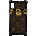 【ラッピング可】ルイ・ヴィトン Louis Vuitton アイ トランク ライト iPhone X/Xs スマホケース 携帯電話ケース モノグラム ブラウン ...