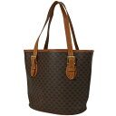 セリーヌ CELINE マカダム柄 トートバッグ ハンドバッグ トートバッグ コーティングキャンバス ブラウン レディース 【中古】