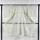 長襦袢 身丈120cm 裄丈63cm S やまと 地紋 市松 クリーム 正絹 美品 名品 【中古】