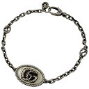 【ラッピング可】グッチ GUCCI GGマーモント チェーン ブレスレット ダブルG インターロッキングG 腕輪 ブレスレット シルバー925 シルバー レディ...