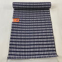反物 優品 男着物 浴衣 幾何学 濃紺 綿 【中古】