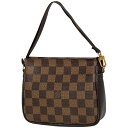 ルイ・ヴィトン Louis Vuitton トゥルース メイクアップ メイク コスメ アクセサリーポーチ ダミエ ブラウン N51982 レディース 【中古】
