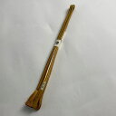 帯締め 美品 名品 無形文化財 五嶋紐 江戸組紐 縞 山吹茶色 正絹 和装小物 【中古】
