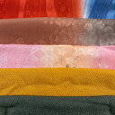 帯揚げ 優品 帯揚げ5枚セット 朱色 正絹 和装小物 【中古】