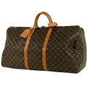 ルイ・ヴィトン Louis Vuitton キーポル 60 ハンドバッグ 旅行 出張 ビジネス ボストンバッグ モノグラム ブラウン M41422 レディース ...