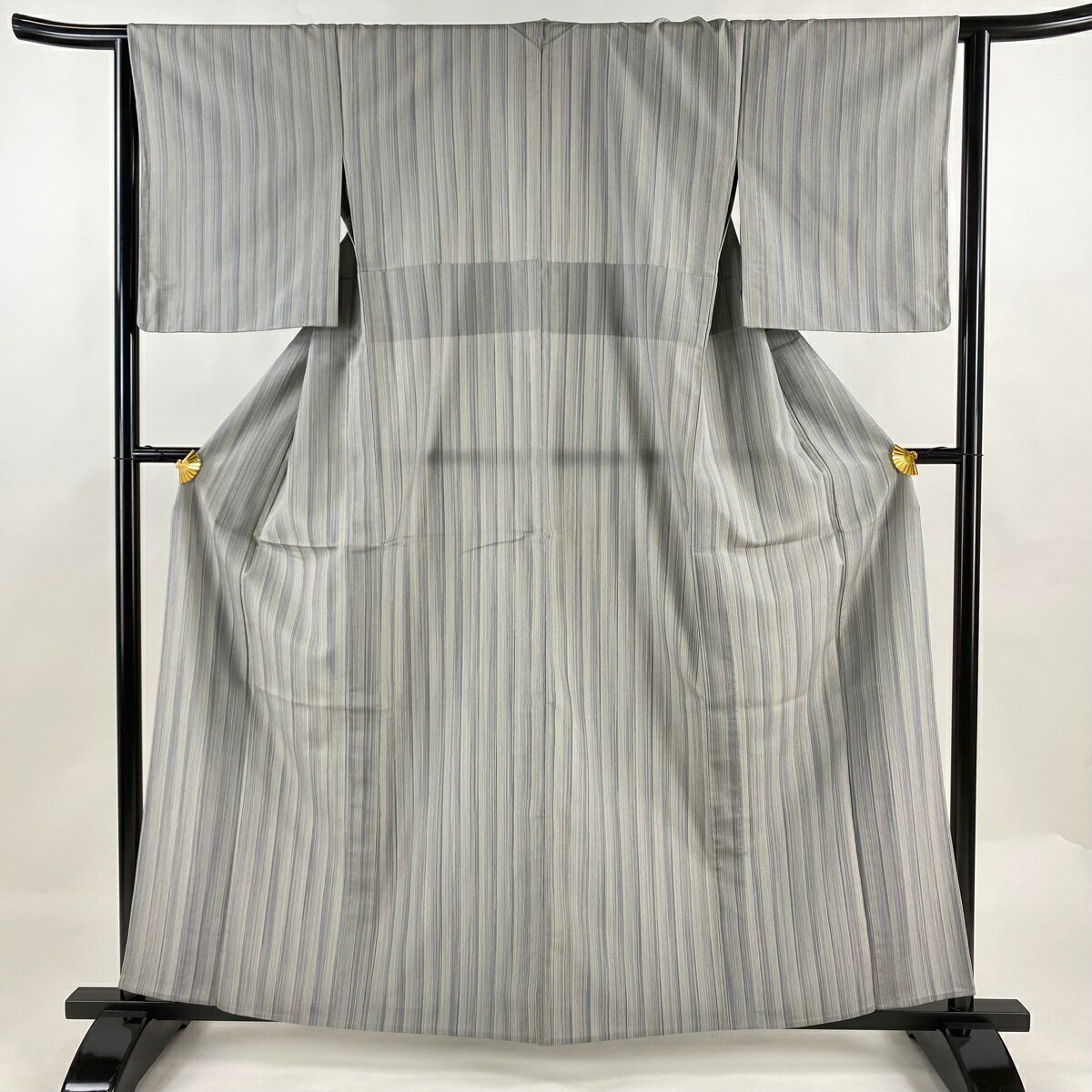 K0582 未使用品 逸品 上品 正絹 お召 本塩沢 高島屋誂え K0582 未使用品 逸品 上品 正絹 お召 本塩沢 高島屋誂え