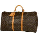 ルイ・ヴィトン Louis Vuitton キーポル 60 ハンドバッグ 旅行 出張 ビジネス ボストンバッグ モノグラム ブラウン M41422 レディース ...