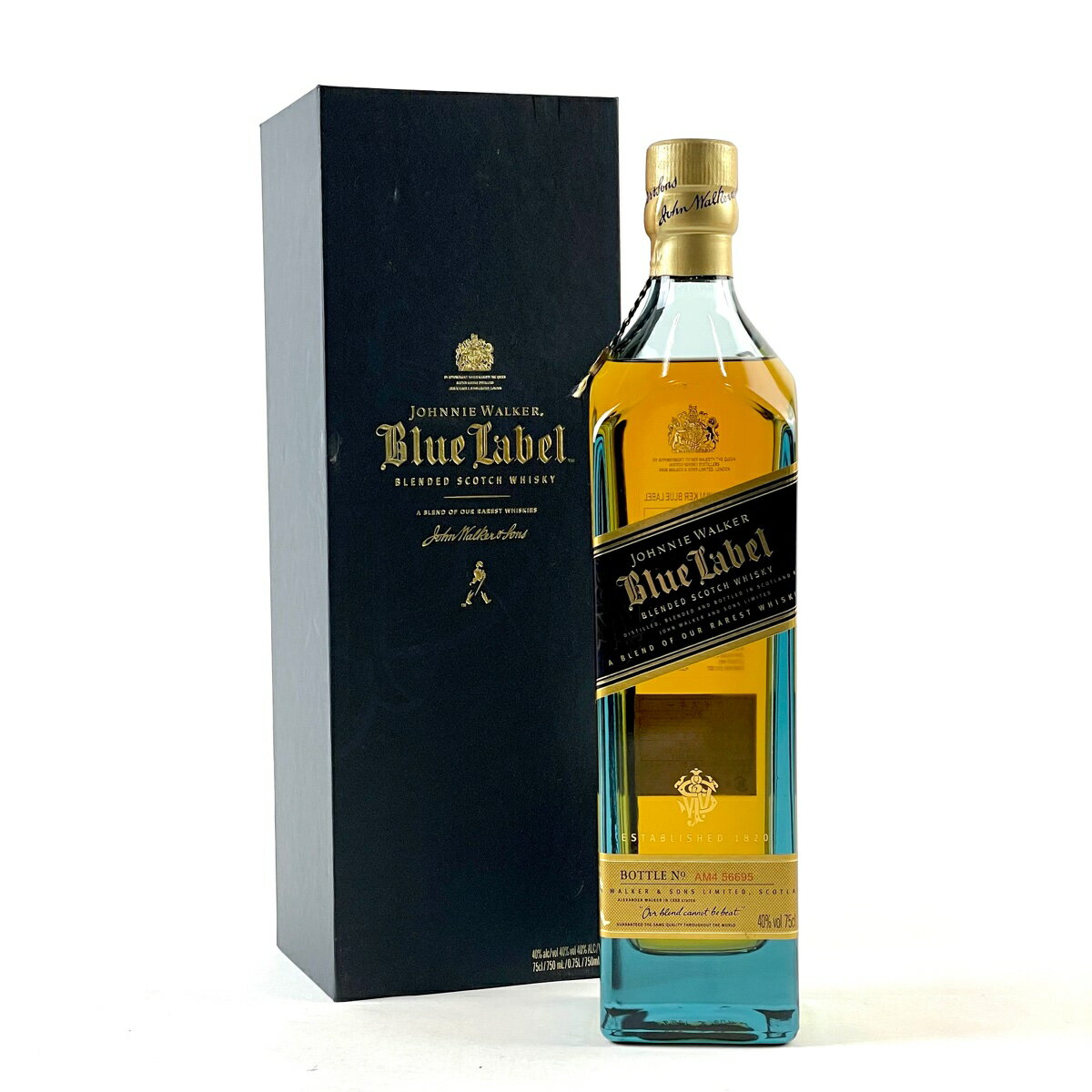 ジョニーウォーカー JOHNNIE WALKER ブルーラベル 750ml スコッチウイスキー ブレンデッド 【中古】