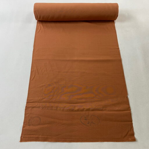 反物 秀品 色無地 夏物 一つ紋 絽 茶色 正絹 【中古】 msp30 反物 秀品 色無地 夏物 一つ紋 絽 茶色 正絹 【中古】 msp30