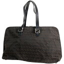 フェンディ FENDI ズッキーノ柄 ショルダーバッグ ハンドバッグ ショルダーバッグ キャンバス ブラウン ブラック 7VS011 レディース 【中古】