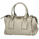 バーバリー BURBERRY ロゴ ハンドバッグ 2WAY ショルダーバッグ ハンドバッグ レザー ベージュ レディース 【中古】