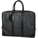 ルイ・ヴィトン Louis Vuitton ポルトドキュマン ヴォワヤージュ ブリーフケース ビジネスバッグ ダミエグラフィット ノワール(ブラック) N411...