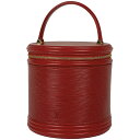 【ジャンク品】ルイ・ヴィトン Louis Vuitton カンヌ バニティバッグ ハンドバッグ 化粧ポーチ エピ カスティリアンレッド M48037 レディース...