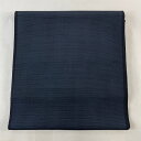 反物 秀品 紬 男反物 亀甲絣 紺色 正絹 【中古】