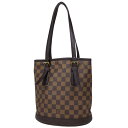 ルイ・ヴィトン Louis Vuitton マレ ハンドバッグ バケット ショルダー トートバッグ ダミエ ブラウン N42240 レディース 【中古】