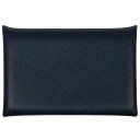 【ラッピング可】エルメス HERMES カルヴィ コインケース カードケース エバーカラー ネイビー レディース 【中古】
