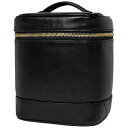 シャネル CHANEL ココマーク バニティバッグ メイク 小物 CC ビコローレ 化粧ポーチ レザー ブラック A01619 レディース 【中古】