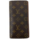 【ラッピング可】ルイ・ヴィトン Louis Vuitton ポルトフォイユ ブラザ 札入れ 小銭入れ 二つ折り 長財布 モノグラム ブラウン M66540 レディース 【中古】