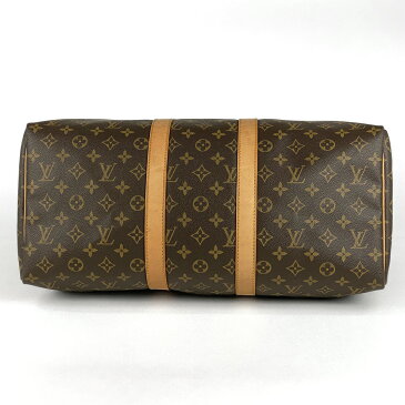 ルイ・ヴィトン Louis Vuitton キーポル 45 ハンドバッグ マザーバッグ 旅行 出張 ビジネス ジム 1泊2日 ボストンバッグ モノグラム ブラウン M41428 レディース 【中古】