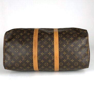 ルイ・ヴィトン Louis Vuitton キーポル 45 ハンドバッグ 旅行 出張 ビジネス ジム 1泊2日 ボストンバッグ モノグラム ブラウン M41428 レディース 【中古】