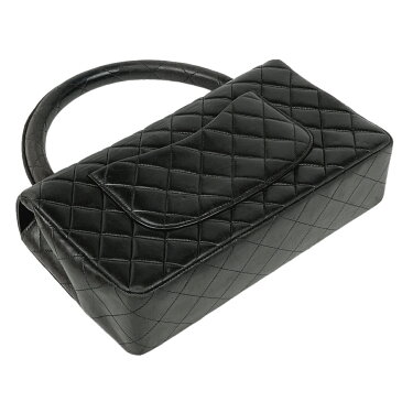 【期間中P最大10倍 2/7 23:59迄】 シャネル CHANEL マトラッセ 親子 ハンドバッグ ココマーク CCマーク フォーマル ハンドバッグ レザー ブラック レディース 【中古】