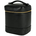 【店内最大70%OFF!1/9 20:00-1/16 1:59迄】 5%OFF シャネル CHANEL ココマーク バニティバッグ メイクポーチ 小物入れ CCマーク レザー ブラック レディース 【中古】 msp29perb