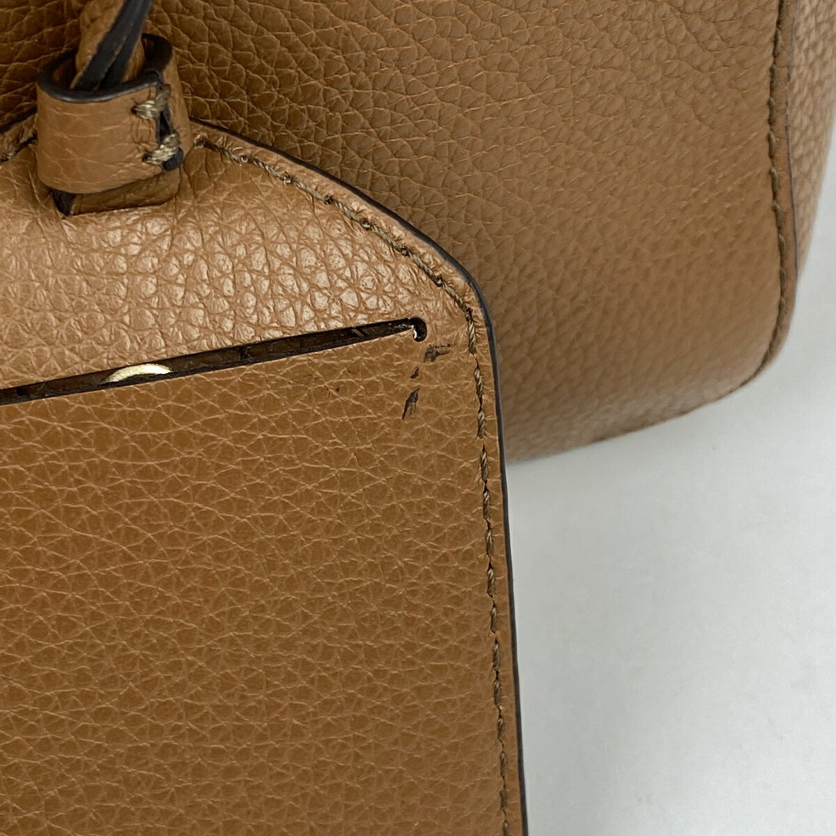 【店内最大70%OFF!4/23 20:00-4/28 1:59迄】 5%OFF フルラ Furla ロゴ 2WAY ハンドバッグ ショルダーバッグ ハンドバッグ レザー ブラウン レディース 【中古】 msp29perb