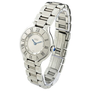 カルティエ CARTIER カルティエマスト21 W10109T2 腕時計 SS クオーツ シルバー レディース 【中古】