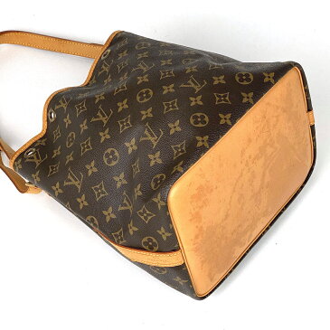 ルイ・ヴィトン Louis Vuitton プチノエ ワンショルダー 肩掛け 巾着型 ショルダーバッグ モノグラム ブラウン M42226 レディース 【中古】