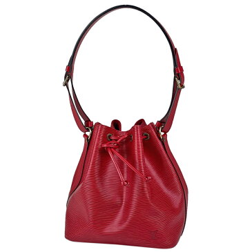 ルイ・ヴィトン Louis Vuitton プチ ノエ 肩掛け ワンショルダー 巾着型 ショルダーバッグ エピ カスティリアンレッド M44107 レディース 【中古】