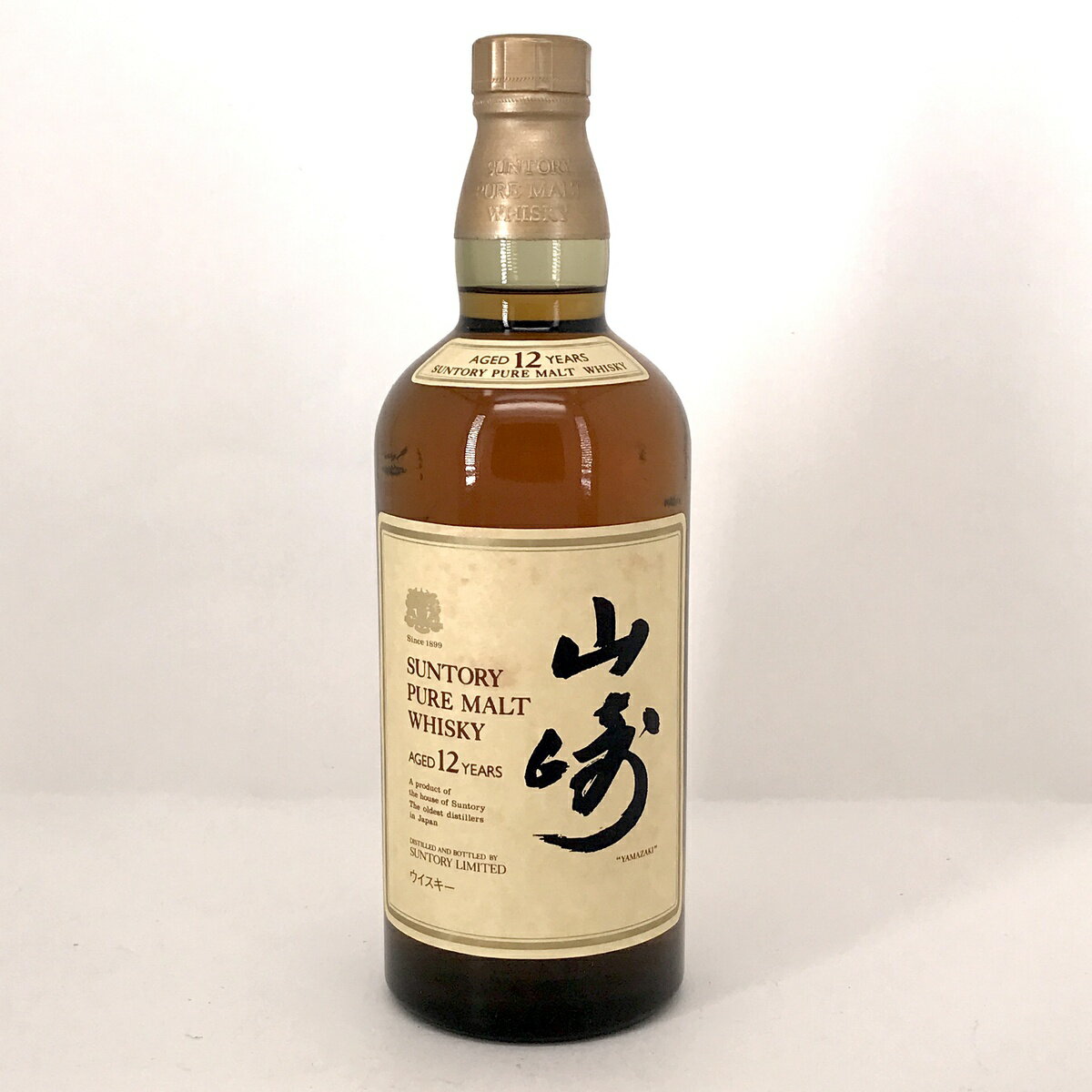 【在庫一掃】 【東京都内限定発送】 サントリー SUNTORY 山崎12年 ピュアモルト 750ml 国産ウイスキー 【中古】