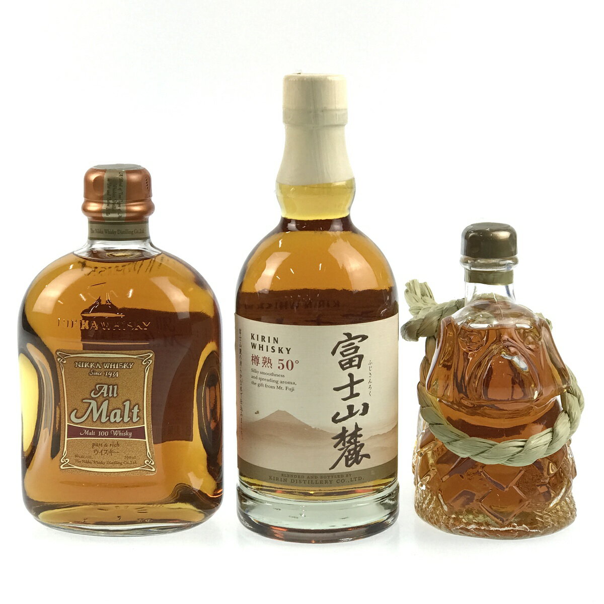 【東京都内限定発送】 3本 NIKKA キリン 国産 ウイスキー セット 【中古】