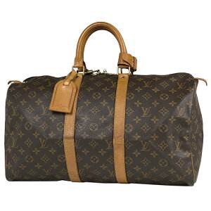 ルイ・ヴィトン Louis Vuitton キーポル 45 ハンドバッグ 旅行 出張 ビジネス ボストンバッグ モノグラム ブラウン M41428 レディース キャンペーン