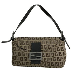 フェンディ FENDI ズッキーノ柄 ショルダーバッグ ロゴ ハンドバッグ 肩掛け キャンバス ブラウン 8BR003 レディース 通販