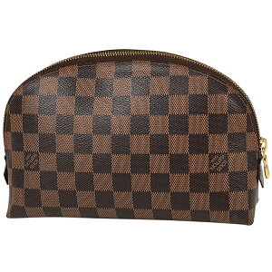 ルイ・ヴィトン Louis Vuitton ポシェット コスメティック GM メイク コスメ 化粧ポーチ ダミエ ブラウン N23345 レディース 安売り