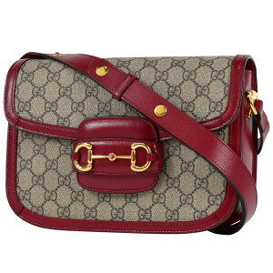 グッチ GUCCI ホースビット 1955 ショルダーバッグ ハンドバッグ 肩掛け ショルダーバッグ GGスプリーム ベージュ レッド 602204 レディース 通販